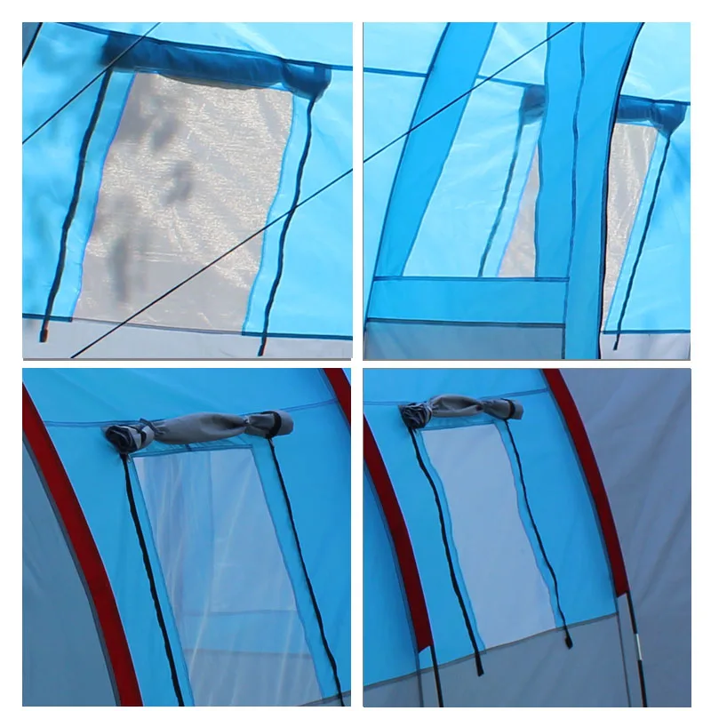Палатка туристическая большая палатка из водонепроницаемой стекловолоконной