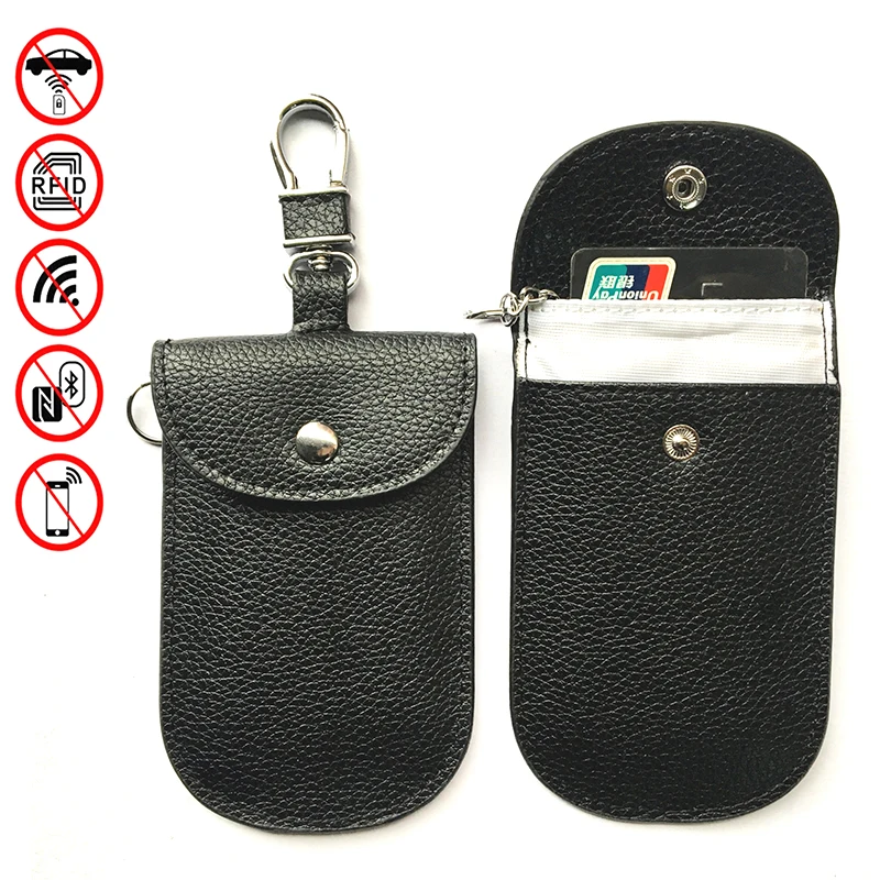 PU Faraday Keys RFID Signal Blocker Case Anti Theft Bags Keyless Entry Car Key Fob Protector for Privacy Protection New BAG1070
PU Faraday Keys RFID Signal Blocker Case Anti Theft Bags Keyless Entry Car Key Fob Protector for Privacy Protection New BAG1070