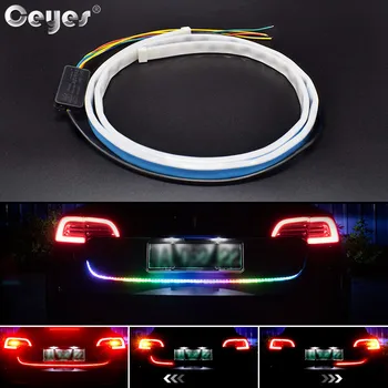Ceyes 120cm Car Accessories DRL Running Turn Signal Lamp Tail Additional Stop Light Floating LED Strip Light For Universal Autos
Ceyes 120cm Car Accessories DRL Running Turn Signal Lamp Tail Additional Stop Light Floating LED Strip Light For Universal Autos