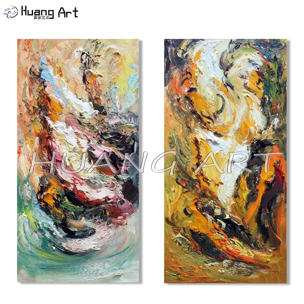 Big Size High Quality Abstract Artwork Thick Oil Painting for Living Room Decor Hand-painted Knife Abstract Wall Painting
Big Size High Quality Abstract Artwork Thick Oil Painting for Living Room Decor Hand-painted Knife Abstract Wall Painting