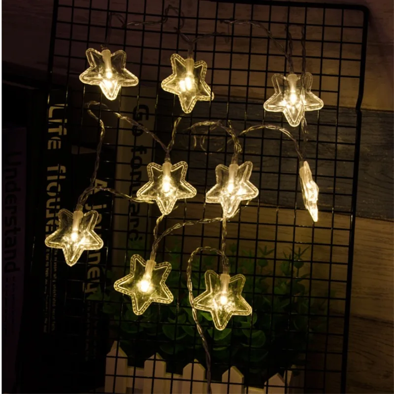 LED Five-pointed Star Colorful Lights Dormitory Lighting Chain GIRL'S Heart Room Decorative Lights Star String Lights Flashing L
LED Five-pointed Star Colorful Lights Dormitory Lighting Chain GIRL'S Heart Room Decorative Lights Star String Lights Flashing L