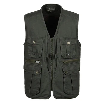 Multi-Pocket Cotton Vest Fishing Photography Outdoor Jacket Plus Size Quick Dry Easy Clean Cotton Cloth
Multi-Pocket Cotton Vest Fishing Photography Outdoor Jacket Plus Size Quick Dry Easy Clean Cotton Cloth