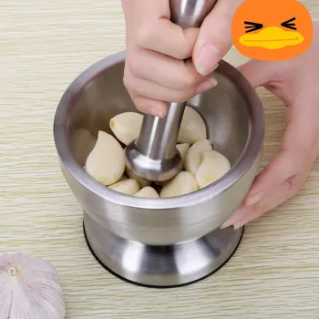 Kitchen Grinder Garlic Masher Stainless Steel Non-slip Anti-rust Base Mixer for Mixing Beverage Crushing Raw Material and Spices
Kitchen Grinder Garlic Masher Stainless Steel Non-slip Anti-rust Base Mixer for Mixing Beverage Crushing Raw Material and Spices