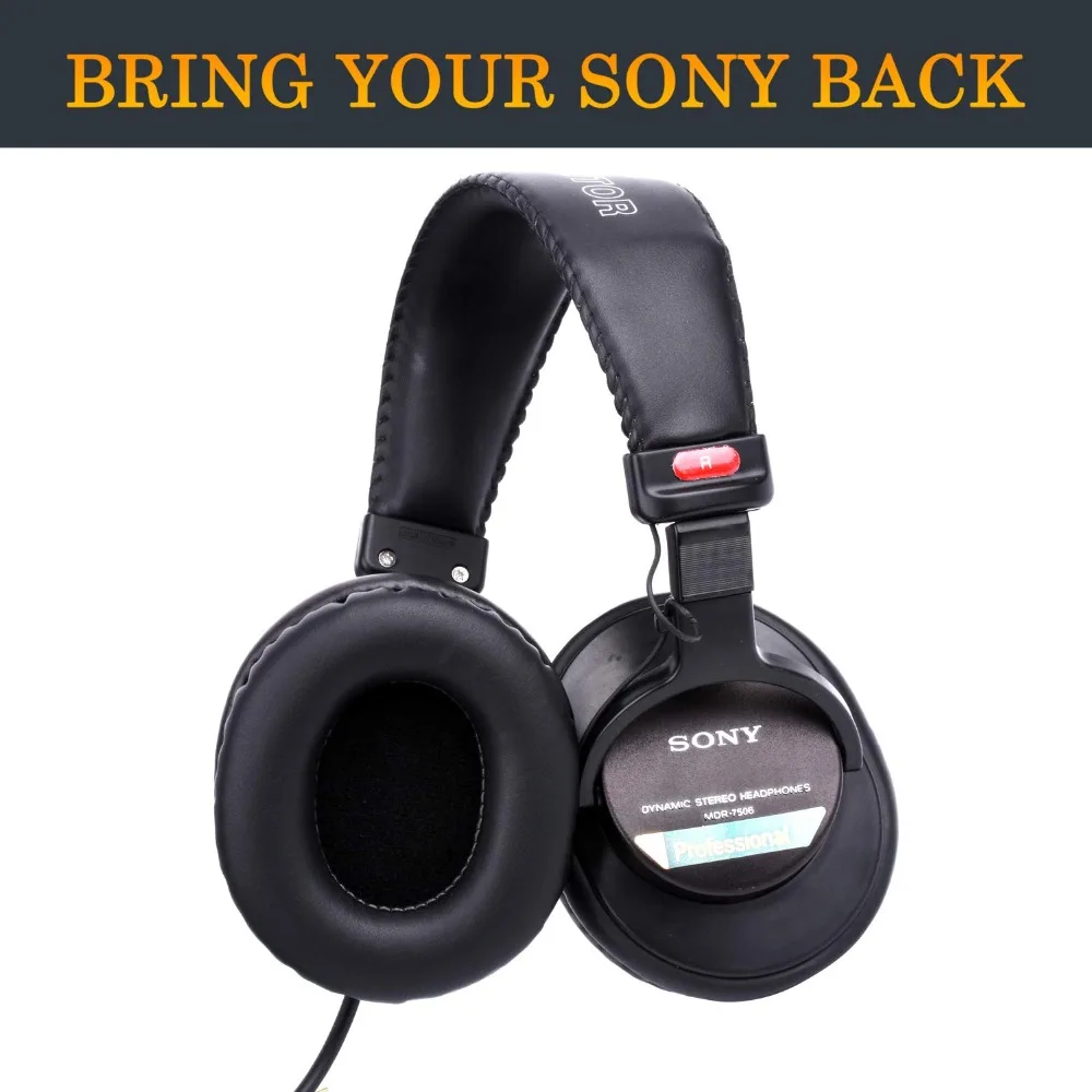 1 Pair Replacement Cushions Ear Pads For Sony MDR-7506 MDR-V6 MDR-V7 MDR-CD900ST MDR 7506 V6 V7 CD900ST Monitor Headphones 1 Pair Replacement Cushions Ear Pads For Sony MDR-7506 MDR-V6 MDR-V7 MDR-CD900ST MDR 7506 V6 V7 CD900ST Monitor Headphones