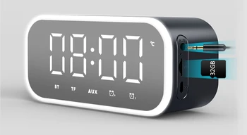 Bluetooth Digital Mirror Alarm Clock LED Radio Controlled Alarm Clock Relojes Despertadores Living Room Alarm Clocks OO50AC 
Bluetooth Digital Mirror Alarm Clock LED Radio Controlled Alarm Clock Relojes Despertadores Living Room Alarm Clocks OO50AC