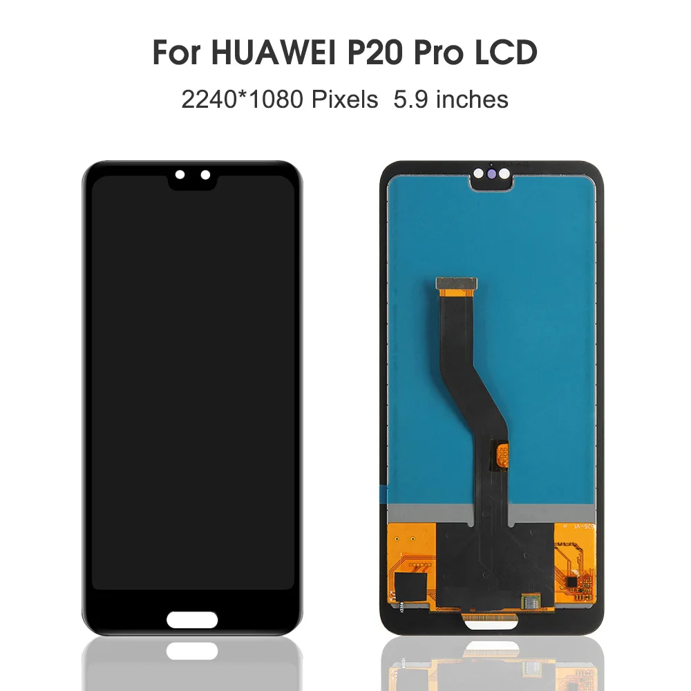 100% тест AAA + качественный дисплей для Huawei P20 Pro LCD сенсорный экран дигитайзер сборка