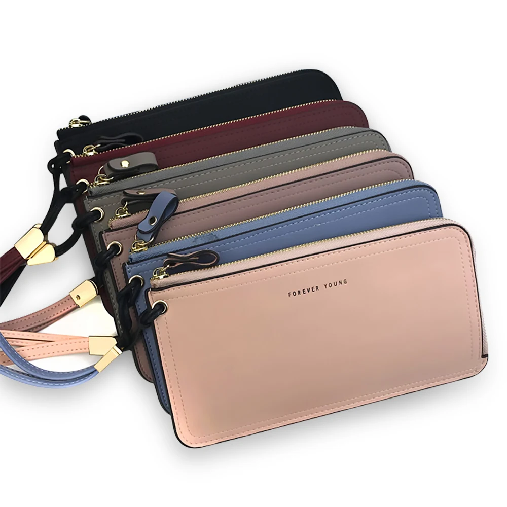 Wallets Women Female Clutch Bags Wristlets Coin Purse Money Card Holder Solid phone Solid color PU Leather long Wallets pink bag
Wallets Women Female Clutch Bags Wristlets Coin Purse Money Card Holder Solid phone Solid color PU Leather long Wallets pink bag