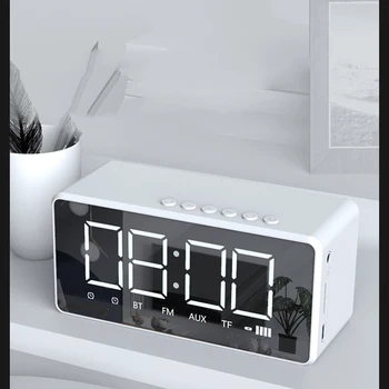 Bluetooth speaker alarm clock wireless mini 3D surround small audio clock new portable alarm clock
Bluetooth speaker alarm clock wireless mini 3D surround small audio clock new portable alarm clock