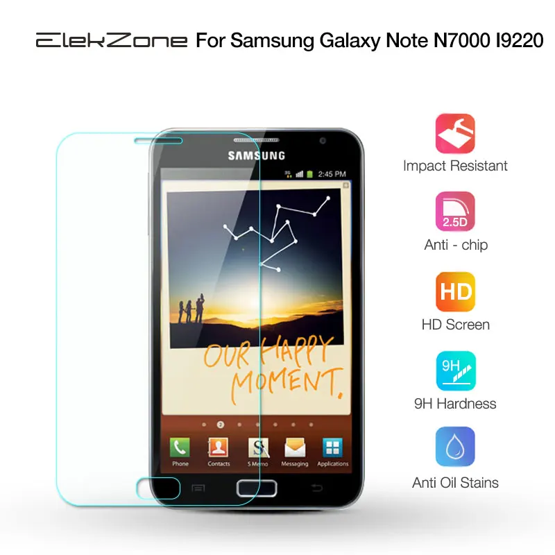 Закаленное стекло для samsung Note N7000 I9220 Защитное экрана Galaxy защитная стеклянная