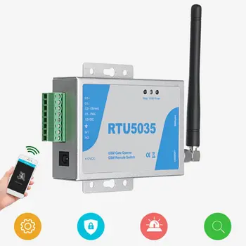 RTU5035 GSM Gate Opener Relay Switch Wireless Remote Controller Door Opening Device with Antenna