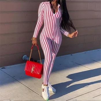Womens Sexy V Neck Long Sleeve Vertical Striped Bodycon Jumpsuit Romper Cocktail Playsuit Long Pants
Womens Sexy V Neck Long Sleeve Vertical Striped Bodycon Jumpsuit Romper Cocktail Playsuit Long Pants