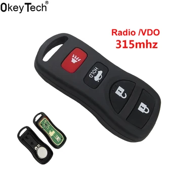 OkeyTech 4 button 315Mhz Remote key For Nissan Tiida LIVINA X-Trail QASHQAI Paladin 2003 2004 2005 2006 2007 Auto Remote Control
OkeyTech 4 button 315Mhz Remote key For Nissan Tiida LIVINA X-Trail QASHQAI Paladin 2003 2004 2005 2006 2007 Auto Remote Control