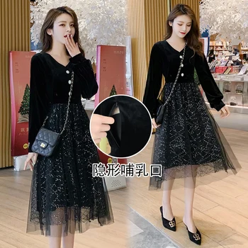 Pregnant Women Dress 2019 Spring Clothing New Style Korean-style Fashion Loose Fashion Mom Lactation Garment Nursing Pregnancy D
Pregnant Women Dress 2019 Spring Clothing New Style Korean-style Fashion Loose Fashion Mom Lactation Garment Nursing Pregnancy D
