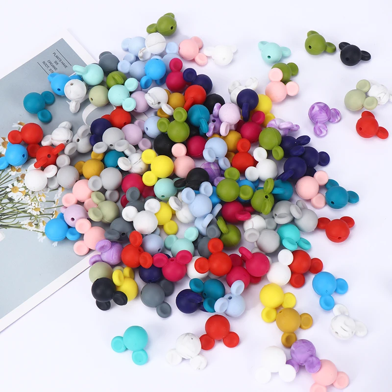 20pcs/Lot Cartoon Silicone Beads Baby Teether Toy Soft Chew Teething BPA Free DIY Pacifier Chain Food Grade Accesories
20pcs/Lot Cartoon Silicone Beads Baby Teether Toy Soft Chew Teething BPA Free DIY Pacifier Chain Food Grade Accesories
