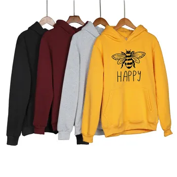 Happy Letter Print Kpop Hoodies Hooded Cute Bee Graphic Sweatshirt O-neck Long Sleeve Hoodie Oversized Plus Size Pullover Tops
Happy Letter Print Kpop Hoodies Hooded Cute Bee Graphic Sweatshirt O-neck Long Sleeve Hoodie Oversized Plus Size Pullover Tops