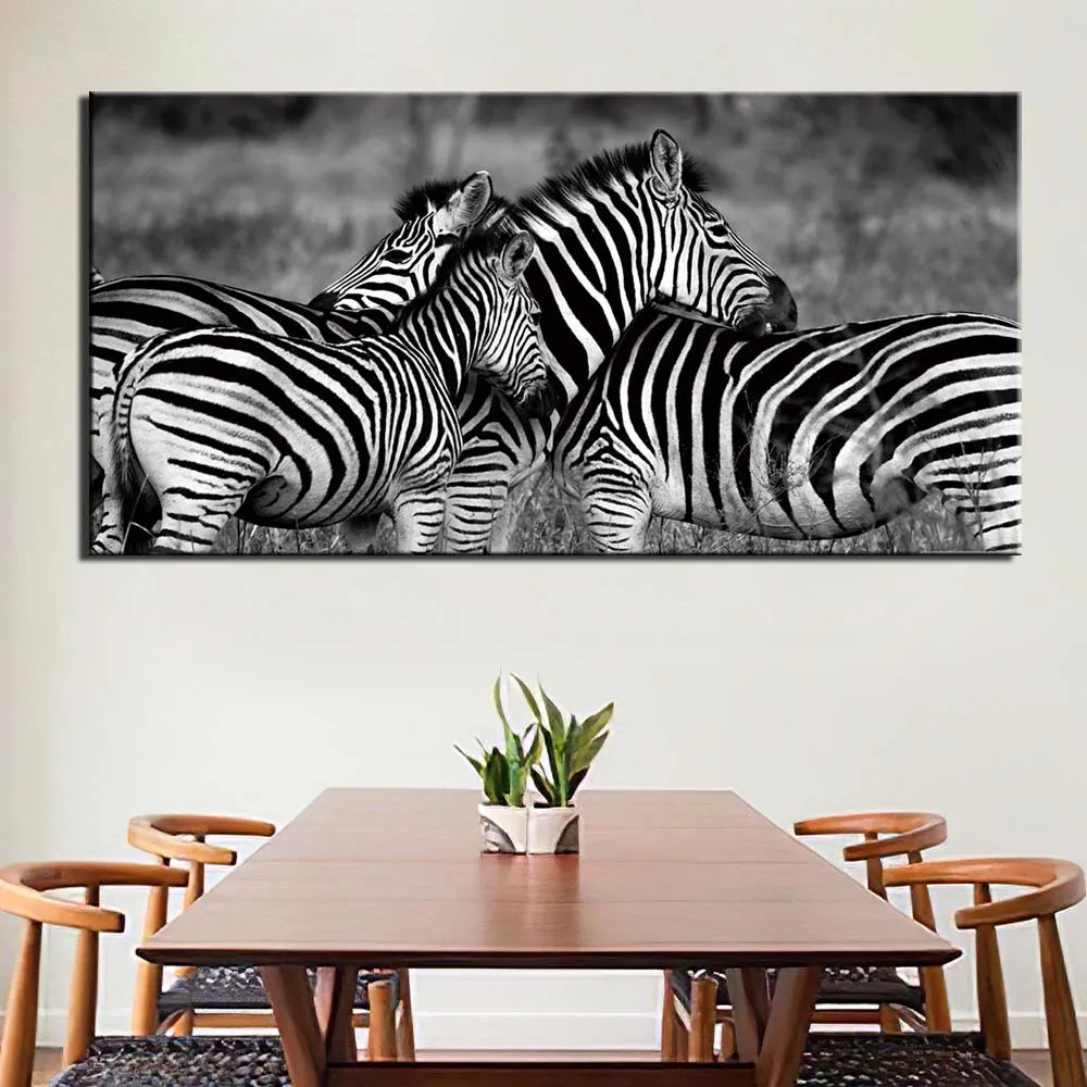 Canvas Painting 1 Pieces Animal Zebra Picture HD Prints White and Black Poster for Bedroom Home Decor Wall Art Framework
Canvas Painting 1 Pieces Animal Zebra Picture HD Prints White and Black Poster for Bedroom Home Decor Wall Art Framework