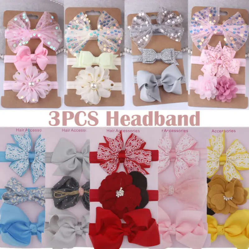 Pudcoco 3PCS Bow Head Flower Headband Hair Newborn Accessory Women Baby Girls Headdress Hair Band Kids Headwear
Pudcoco 3PCS Bow Head Flower Headband Hair Newborn Accessory Women Baby Girls Headdress Hair Band Kids Headwear
