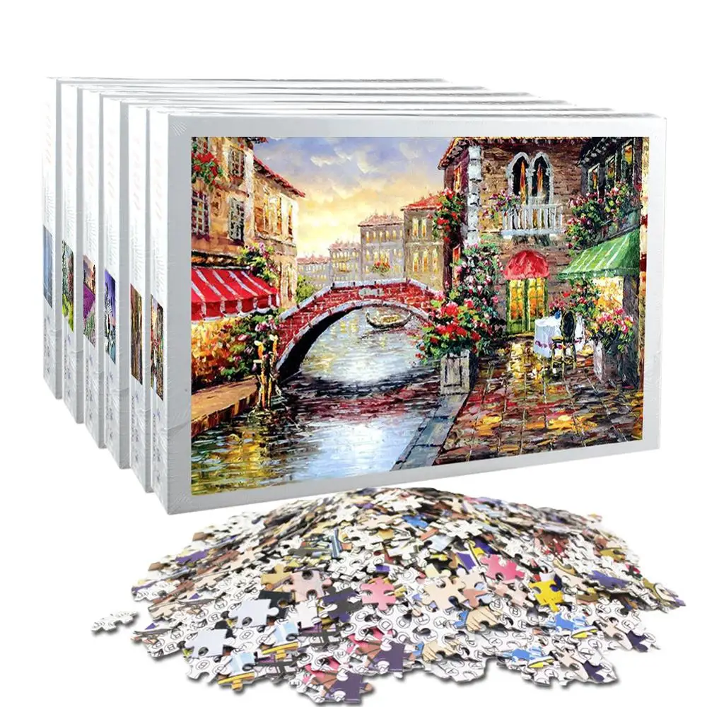 75*50cm 1000pcs Jigsaw Puzzle London Bridge/Lavender/Spring Scenery/Water City Paper Cardboard Puzzle Education Game
75*50cm 1000pcs Jigsaw Puzzle London Bridge/Lavender/Spring Scenery/Water City Paper Cardboard Puzzle Education Game