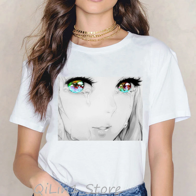 Japanese anime girl printed tshirt women harajuku kawaii t shirt tops tee shirt femme Camisetas mujer 90s tumblr clothes DIY
Japanese anime girl printed tshirt women harajuku kawaii t shirt tops tee shirt femme Camisetas mujer 90s tumblr clothes DIY