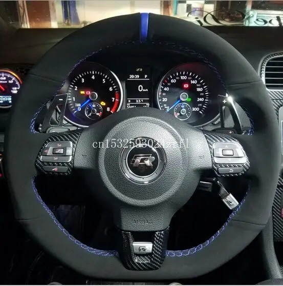 DIY черная замша чехол рулевого колеса автомобиля для VOLKSWAGEN Golf R GTI Scirocco Jetta GLI Sagitar
DIY черная замша чехол рулевого колеса автомобиля для VOLKSWAGEN Golf R GTI Scirocco Jetta GLI Sagitar