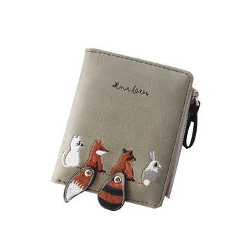 MAIOUMY Fashion Women Wallet Lovely Cartoon Animals Small wallet for coin Zipper coin purse wallet coin purse Women Card Package
MAIOUMY Fashion Women Wallet Lovely Cartoon Animals Small wallet for coin Zipper coin purse wallet coin purse Women Card Package