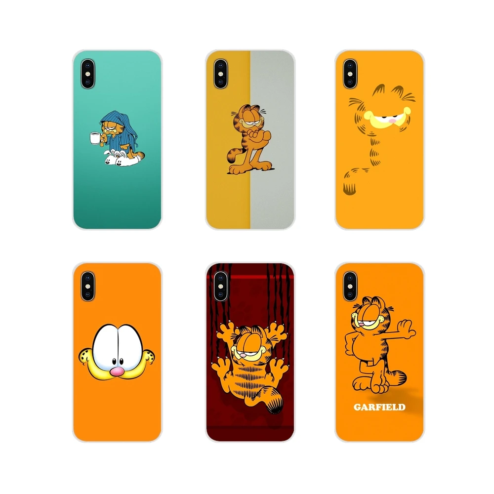 Garfield cat для Samsung A10 A30 A40 A50 A60 A70 M30 Galaxy Note 2 3 4 5 8 9 10 PLUS Аксессуары чехлы телефонов |