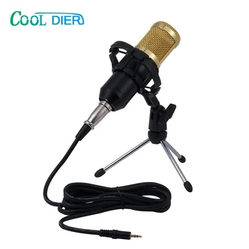 COOL DIER BM800 Professional Condenser Microphone Mikrofon Condenser Sound Recording MIC With Shock Mount For Radio Braodcasting
COOL DIER BM800 Professional Condenser Microphone Mikrofon Condenser Sound Recording MIC With Shock Mount For Radio Braodcasting