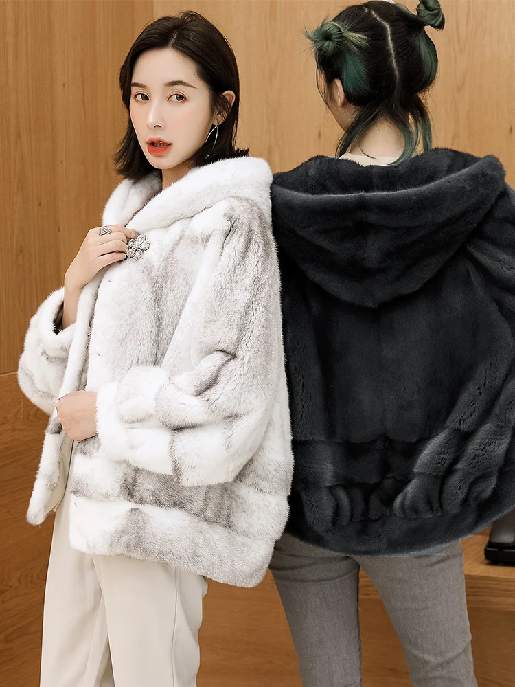 Mink Real Coat Female Luxury Natural Fur Coats Winter Jacket Women Hooded Warm Jackets for Women Clothes 2020 MY4123 s s 
Mink Real Coat Female Luxury Natural Fur Coats Winter Jacket Women Hooded Warm Jackets for Women Clothes 2020 MY4123 s s