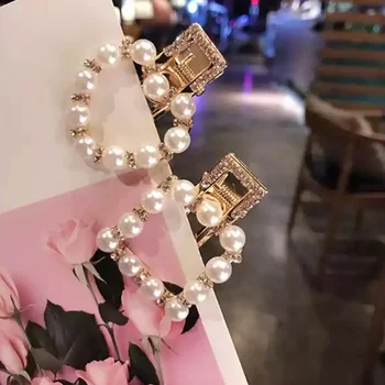 10 Pcs Pearl Hair Clips Metal Crystal Short Barrettes Bobby Pin Hair Pins for Ladies and Girls (Love Heart, Round, Square, Bent
10 Pcs Pearl Hair Clips Metal Crystal Short Barrettes Bobby Pin Hair Pins for Ladies and Girls (Love Heart, Round, Square, Bent