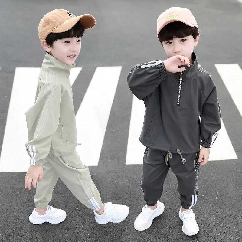 Handsome Korean-style BOY'S Suit 2019 Autumn New Style Boy Autumn Clothing Two-Piece Set CHILDREN'S Clothes
Handsome Korean-style BOY'S Suit 2019 Autumn New Style Boy Autumn Clothing Two-Piece Set CHILDREN'S Clothes