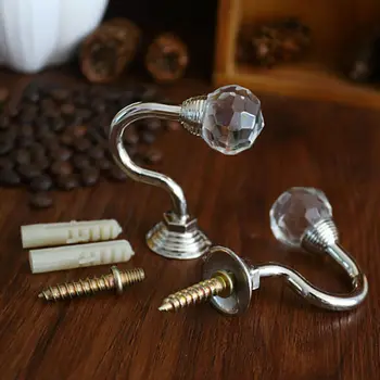 US STOCK Crystal Glass Curtain Holdback Wall Tie Back Hook Hanger Holder Drawer Handle CU
US STOCK Crystal Glass Curtain Holdback Wall Tie Back Hook Hanger Holder Drawer Handle CU