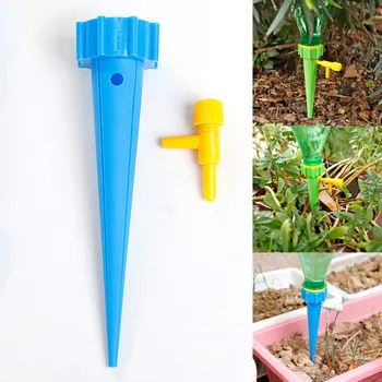 Plant Self Watering Adjustable Stake Water-dropper Automatic Watering Spike Irrigation Dripper with Switch Control Valve AA
Plant Self Watering Adjustable Stake Water-dropper Automatic Watering Spike Irrigation Dripper with Switch Control Valve AA