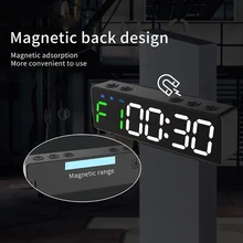 Gym Timer LED Workout Colck Count Down/Up Clock Ultra-Clear Digital Display Multi-Scenes led Timer Home Gym Fitness
Gym Timer LED Workout Colck Count Down/Up Clock Ultra-Clear Digital Display Multi-Scenes led Timer Home Gym Fitness