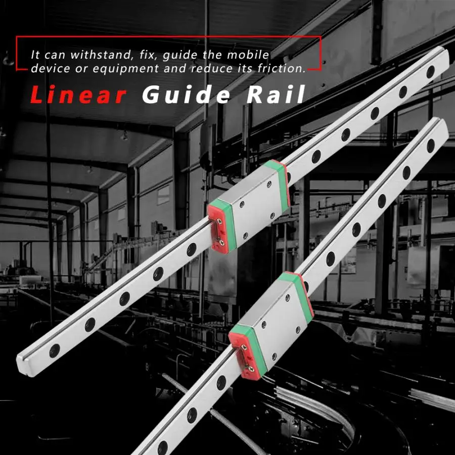 cnc parts MGN7H 200mm Mini Linear Guide Rail + 1Pcs 17mm Width Standard Length Sliding Block
cnc parts MGN7H 200mm Mini Linear Guide Rail + 1Pcs 17mm Width Standard Length Sliding Block