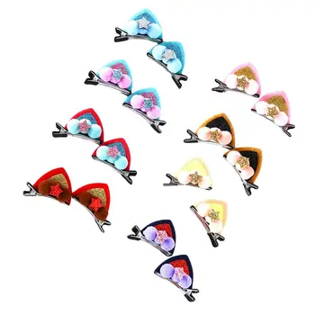 16PCS Cat Ear Hair Clips Hairpin Glitter Cat Ear Headdress Styling Hair Accessories For Kids Children
16PCS Cat Ear Hair Clips Hairpin Glitter Cat Ear Headdress Styling Hair Accessories For Kids Children