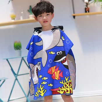 Quick Drying Cartoon Cute Swimming Portable Animal Printed Bathroom Children Travel Soft Absorbent Beach Towel Hooded Cloak
Quick Drying Cartoon Cute Swimming Portable Animal Printed Bathroom Children Travel Soft Absorbent Beach Towel Hooded Cloak
