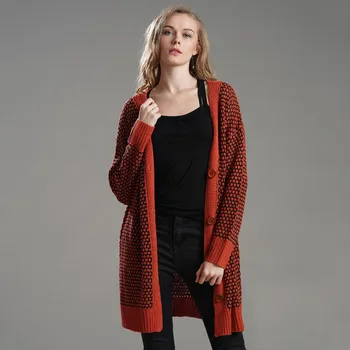 Women Lady's Coats Autum Winter Button Down Long Sleeve Printed Cardigan Plush Sweater Coat Slim Elegant Female Outwear #904
Women Lady's Coats Autum Winter Button Down Long Sleeve Printed Cardigan Plush Sweater Coat Slim Elegant Female Outwear #904
