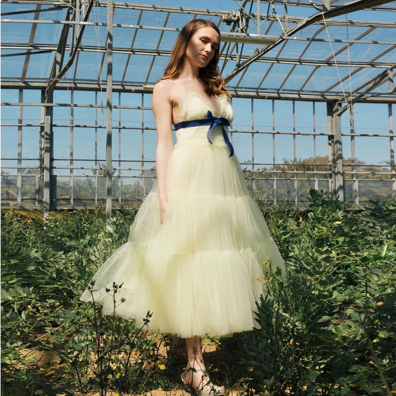 Pure Light Color Summer Dress Women's Spaghetti Strap V-Neck Dresses Ribbon Trim Tulle Layered See Thru A-Line Dress Plus Size
Pure Light Color Summer Dress Women's Spaghetti Strap V-Neck Dresses Ribbon Trim Tulle Layered See Thru A-Line Dress Plus Size