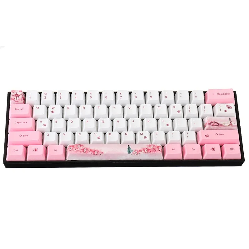 72 клавиши девочка набор ключей OEM профиль PBT сублимационные колпачки для 60% Anne pro 2 Royal Kludge RK61 Geek механическая клавиатура
72 клавиши девочка набор ключей OEM профиль PBT сублимационные колпачки для 60% Anne pro 2 Royal Kludge RK61 Geek механическая клавиатура