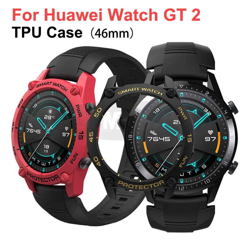 Защитный чехол для Huawei Watch GT2 46 мм бампер часов GT 2 рамка смарт-часов аксессуары |