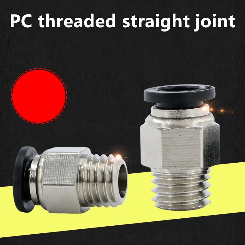 Black 6-16mm OD Hose Tube M5 1/4" 1/8" 3/8" 1/2" Male Thread Push In Joint Air Gas Connector Quick Pneumatic Fittings
Black 6-16mm OD Hose Tube M5 1/4" 1/8" 3/8" 1/2" Male Thread Push In Joint Air Gas Connector Quick Pneumatic Fittings