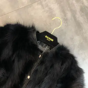 Leather Jacket Real Natural Fur Jacket Women 2020 Winter New Pu Sleeve Fur Coat Lady Short Winter Jacket Manteau Femme Black
Leather Jacket Real Natural Fur Jacket Women 2020 Winter New Pu Sleeve Fur Coat Lady Short Winter Jacket Manteau Femme Black
