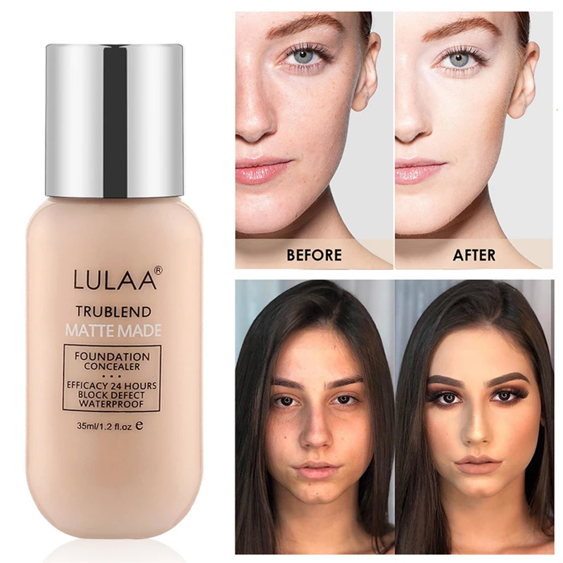 35ml Face Makeup Foundation Soft Matte Oil Control Long Lasting Concealer Liquid Foundation Cream Full Coverage BB Cream Korea
35ml Face Makeup Foundation Soft Matte Oil Control Long Lasting Concealer Liquid Foundation Cream Full Coverage BB Cream Korea