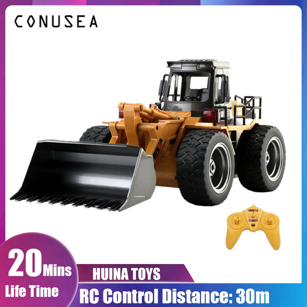 HUINA 1/18 RC Truck Bulldozer Alloy Tractor Engineering Cars Caterpillar Model 2.4G Radio Controlled Car Excavator Toys For Boy
HUINA 1/18 RC Truck Bulldozer Alloy Tractor Engineering Cars Caterpillar Model 2.4G Radio Controlled Car Excavator Toys For Boy