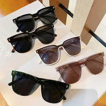 

Summer New Rivet Oversized Square Sunglasses Women Sunglass Men Vintage Colored Sun Glasses Shades Black Goggle Uv400