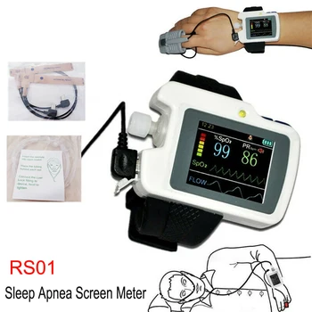 RS01 Sleep Apnea Screen meter SAHS Patient’s Sleeping Apnea Monitor Respiration Sleep Pulse Tester Monitor+SPO2 Probe+Nasal Tube
RS01 Sleep Apnea Screen meter SAHS Patient’s Sleeping Apnea Monitor Respiration Sleep Pulse Tester Monitor+SPO2 Probe+Nasal Tube