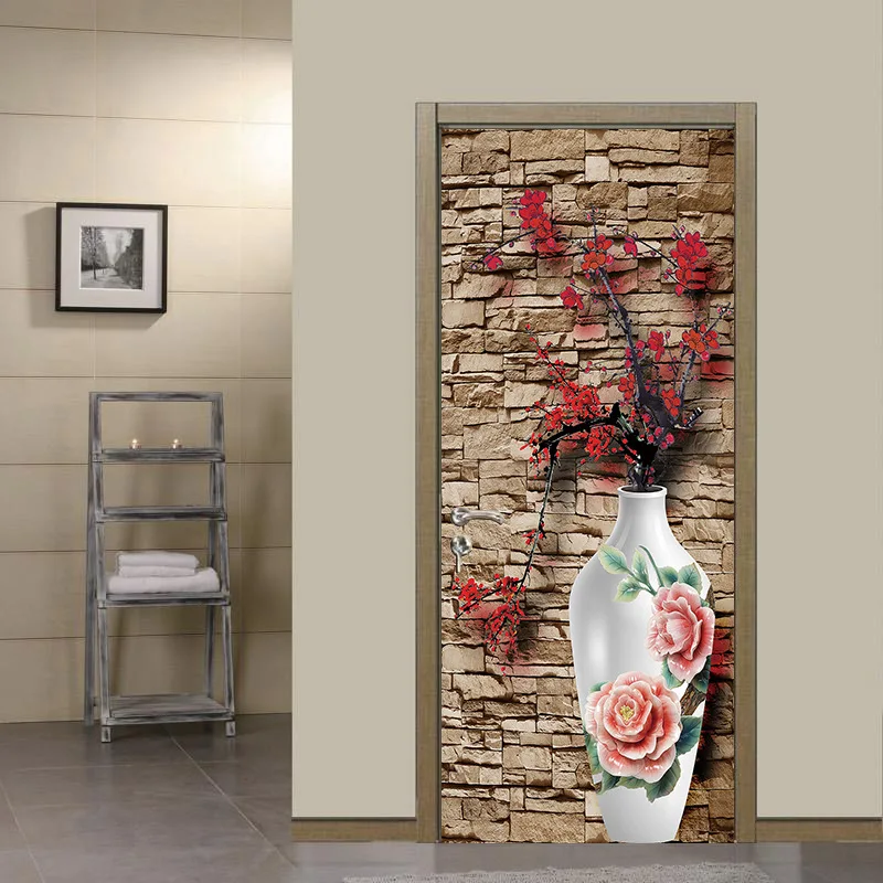 Chinese Red Plum Peony China Vase DIY Door Wall Stickers Home Decor Living Room Kids Room Porch Removable Waterproof Wallpaper
Chinese Red Plum Peony China Vase DIY Door Wall Stickers Home Decor Living Room Kids Room Porch Removable Waterproof Wallpaper