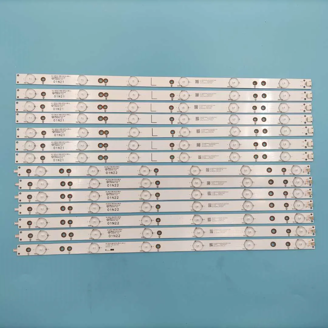 14PCS LED backlight strip for LB49016 V1_00 GJ-2K16-490-D712-P5-R/L 01N21 01N22 TPT490U2 49PUS6401 49PUH6101 49PUS6762
14PCS LED backlight strip for LB49016 V1_00 GJ-2K16-490-D712-P5-R/L 01N21 01N22 TPT490U2 49PUS6401 49PUH6101 49PUS6762