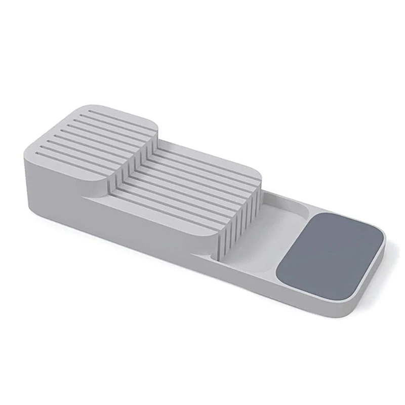 Double Layer Knife Holder 9 Hole Universal Kitchen Drawer Knife Block Non-slip Multifunctional Storage Organizer Rack Stand Tool
Double Layer Knife Holder 9 Hole Universal Kitchen Drawer Knife Block Non-slip Multifunctional Storage Organizer Rack Stand Tool