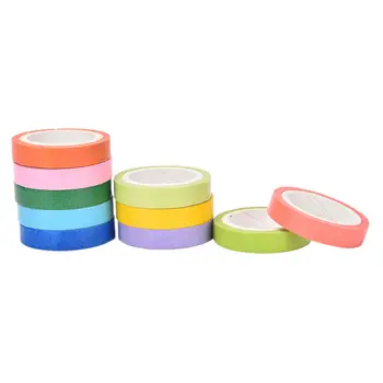10 Pcs Rainbow Roll DIY Washi Sticky Paper Tape Masking Tape Self Adhesive Tape Scrapbooking Decorative Scrapbook Tape Gift
10 Pcs Rainbow Roll DIY Washi Sticky Paper Tape Masking Tape Self Adhesive Tape Scrapbooking Decorative Scrapbook Tape Gift